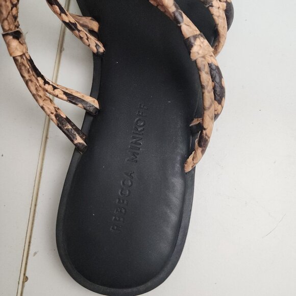 Rebecca Minkoff Sarle Strappy Sandal Rosewood Women's Size 8.5 - Picture 11 of 16